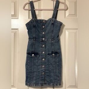 H&M denim dress XS